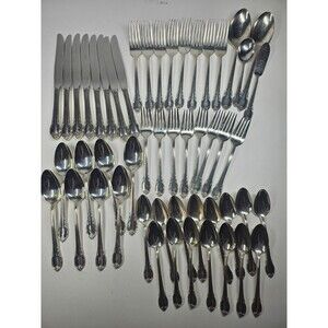 Remembrance Flatware 51pc Service for 8 Vintage 1847 Rogers International